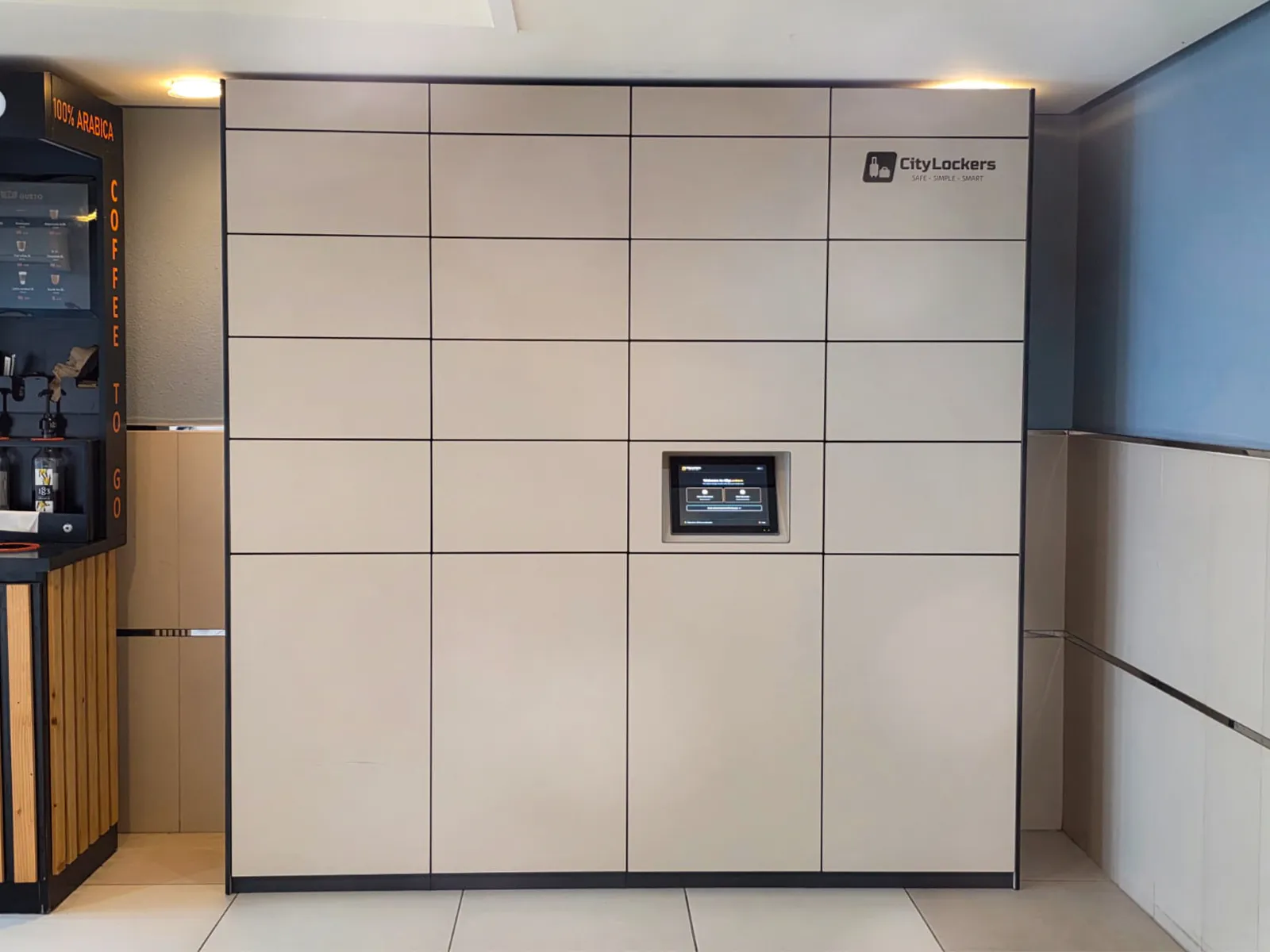 Sama Tower locker wall